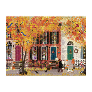 Autumn in the Neighborhood 1000 Piece Puzzle