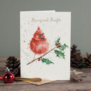 Cardinal Christmas Card