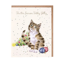 Load image into Gallery viewer, Tabby Jolly Cat Card
