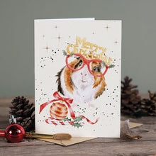 Load image into Gallery viewer, Christmas Guinea Pig Card

