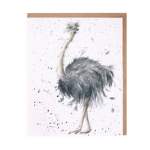 Load image into Gallery viewer, Birdy Ostrich Card
