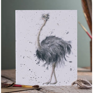 Birdy Ostrich Card
