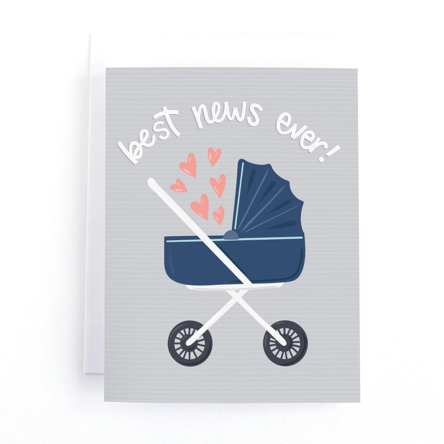 Best News Ever Gender Neutral Baby Card