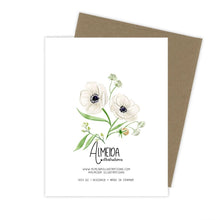Load image into Gallery viewer, Just Married Flower Card
