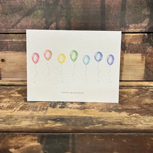 "Happy Birthday" Balloon Card