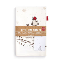 Load image into Gallery viewer, Winne The Pooh Brighter With You Holiday Kitchen Towel
