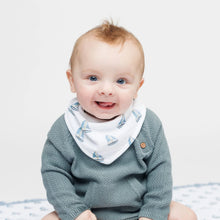 Load image into Gallery viewer, Vintage Bears &amp; Sailboats - Bandana Bibs
