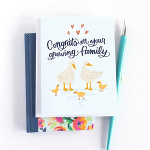 Congrats on Your Growing Family Card