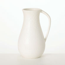 Load image into Gallery viewer, Luisa Ceramic Ivory Pitcher
