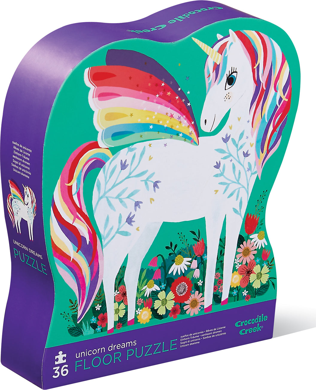 Crocodile Creek Unicorn Dreams Floor Puzzle