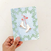 Load image into Gallery viewer, Winter Skates Holiday Card
