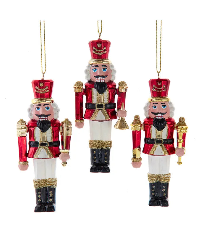 Red + Gold Nutcracker Ornament