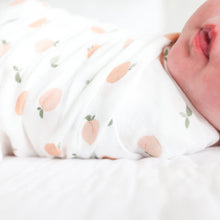 Load image into Gallery viewer, Lulujo Peaches Swaddle Blanket
