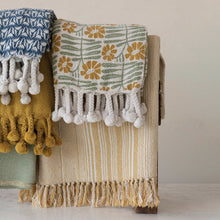 Load image into Gallery viewer, Sage Florals Throw

