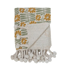 Load image into Gallery viewer, Sage Florals Throw

