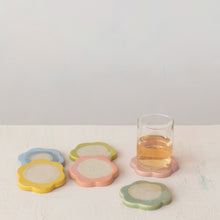 Load image into Gallery viewer, Stoneware Flower Coaster
