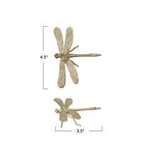 Load image into Gallery viewer, Pewter &amp; Gold Dragonfly
