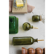 Load image into Gallery viewer, Olive Glass Spice Shaker
