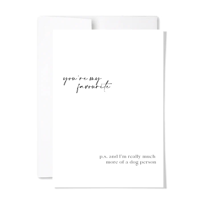 Dog Person Card