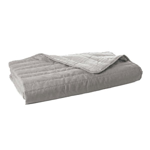 Dumpling Quilt Set, Grey
