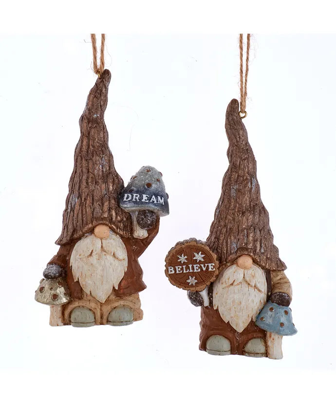 Mushroom Gnome Ornament