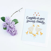 Load image into Gallery viewer, Congrats on Your Growing Family Card
