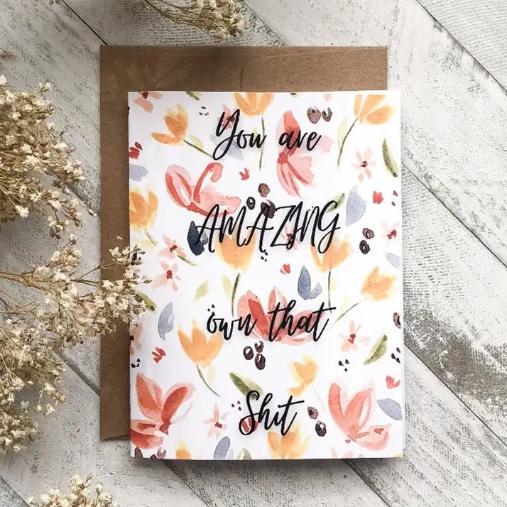 You Are Amazing Card