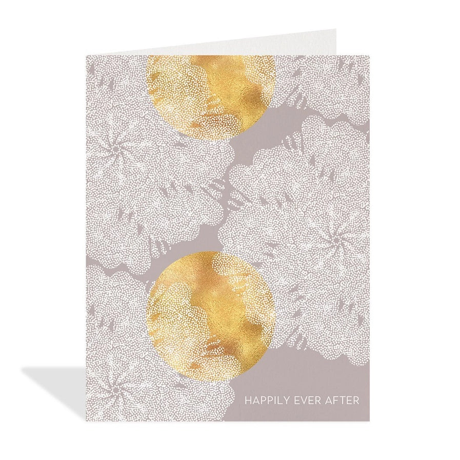 Happily Ever After Lace Wedding Card