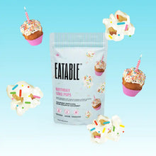 Load image into Gallery viewer, Eatable Birthday Cake Pops - White Chocolate Kettle Corn
