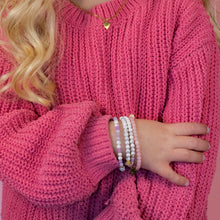 Load image into Gallery viewer, MINI Morse Code Bracelet | FRIEND, Lavender Quartz
