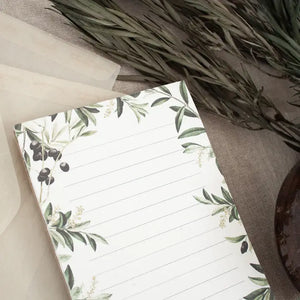 Utility House Olive List Notepad