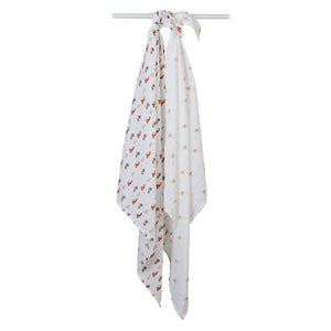 Barnyard & Hens Chicks - Cotton Swaddle 2 Pack