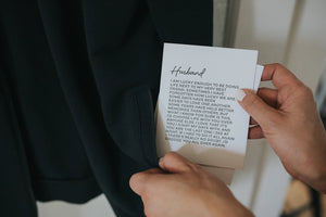 Letter to My Husband Card
