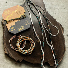 Load image into Gallery viewer, Stone Wrap, Aqua Terra &amp; Gold
