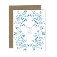 Load image into Gallery viewer, Happily Ever After Floral Wedding Card
