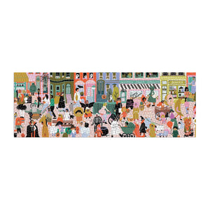 Fall Halloween Parade 1000 Piece Panoramic Puzzle