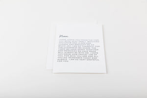 Dear Niece Card