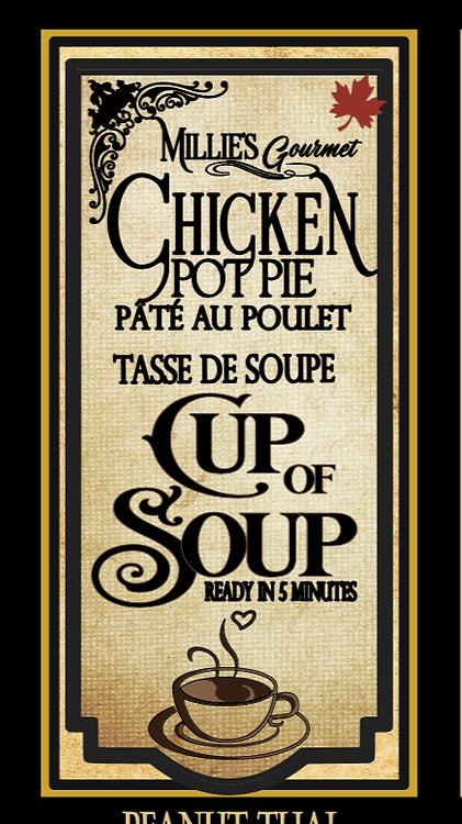 Chicken Pot Pie Cup of Soup