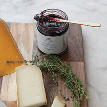 Load image into Gallery viewer, Blueberry Lemon Thyme Fruit Preserves for Cheese
