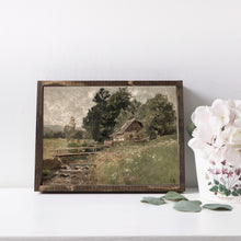 Load image into Gallery viewer, Vintage Landscape Inspired Art, 12 x 9&quot;
