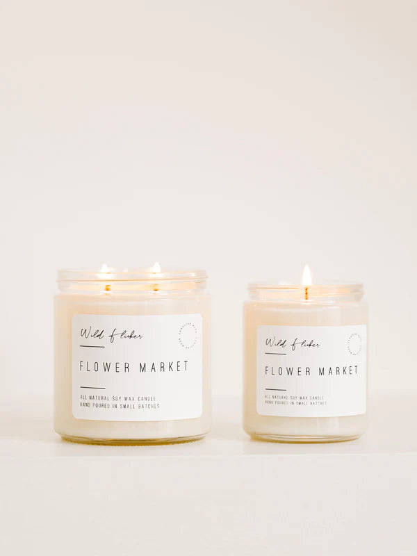 Flower Market Soy Candle by Wild Flicker