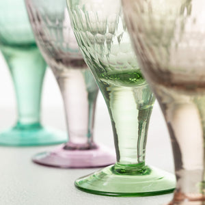 Coloured Glass Goblet