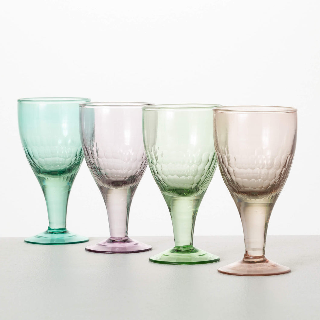 Coloured Glass Goblet