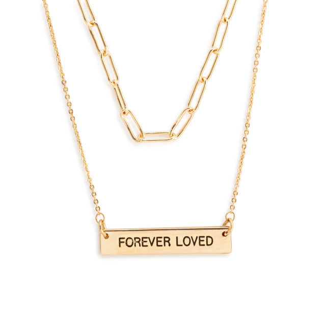 Loving Memories Necklace, Gold