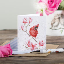 Load image into Gallery viewer, 'Blossom' Cardinal Enclosure Card
