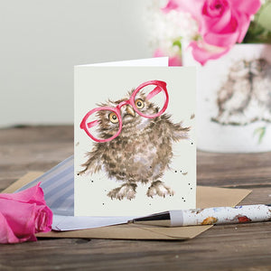 'Spectacular' Owl Enclosure Card