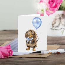 Load image into Gallery viewer, 'Boy Sausage' Dachshund Enclosure Card
