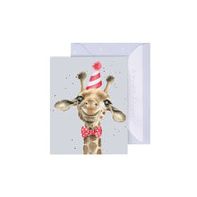 Load image into Gallery viewer, Here for the Cake Giraffe Enclosure Card
