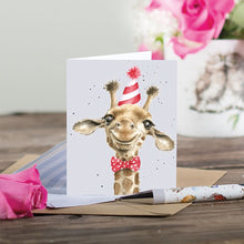 Load image into Gallery viewer, Here for the Cake Giraffe Enclosure Card
