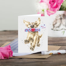 Load image into Gallery viewer, Special Delivery Golden Retriever Enclosure Card
